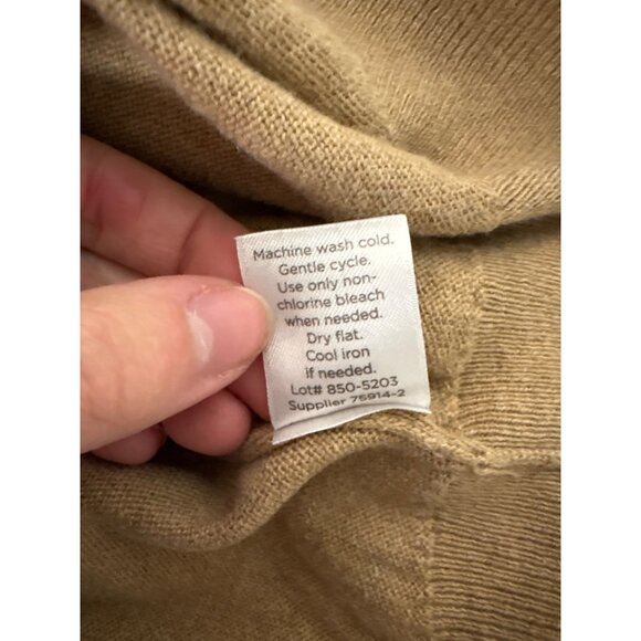 JCP Cashmere Blend Cute Fox Whimsical Knit Crewneck Sweater Top - Picture 12 of 12